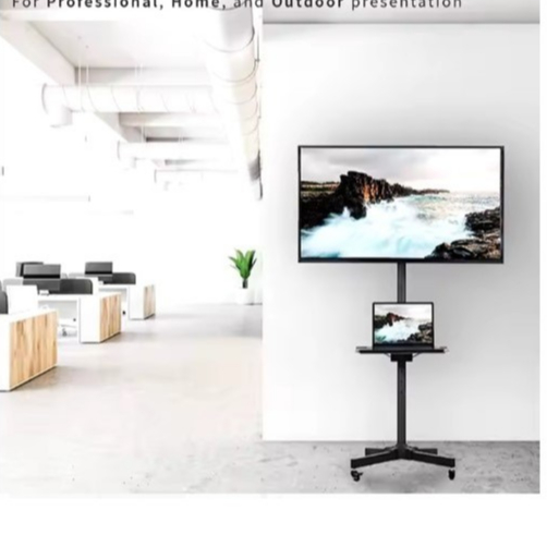 Jual standing tv bracket breket roda satu tiang ukuran tv 14 - 40 inch ...
