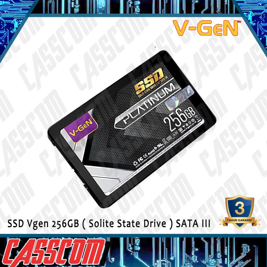 Jual SSD Vgen 256GB ( Solite State Drive ) SATA III | Shopee Indonesia