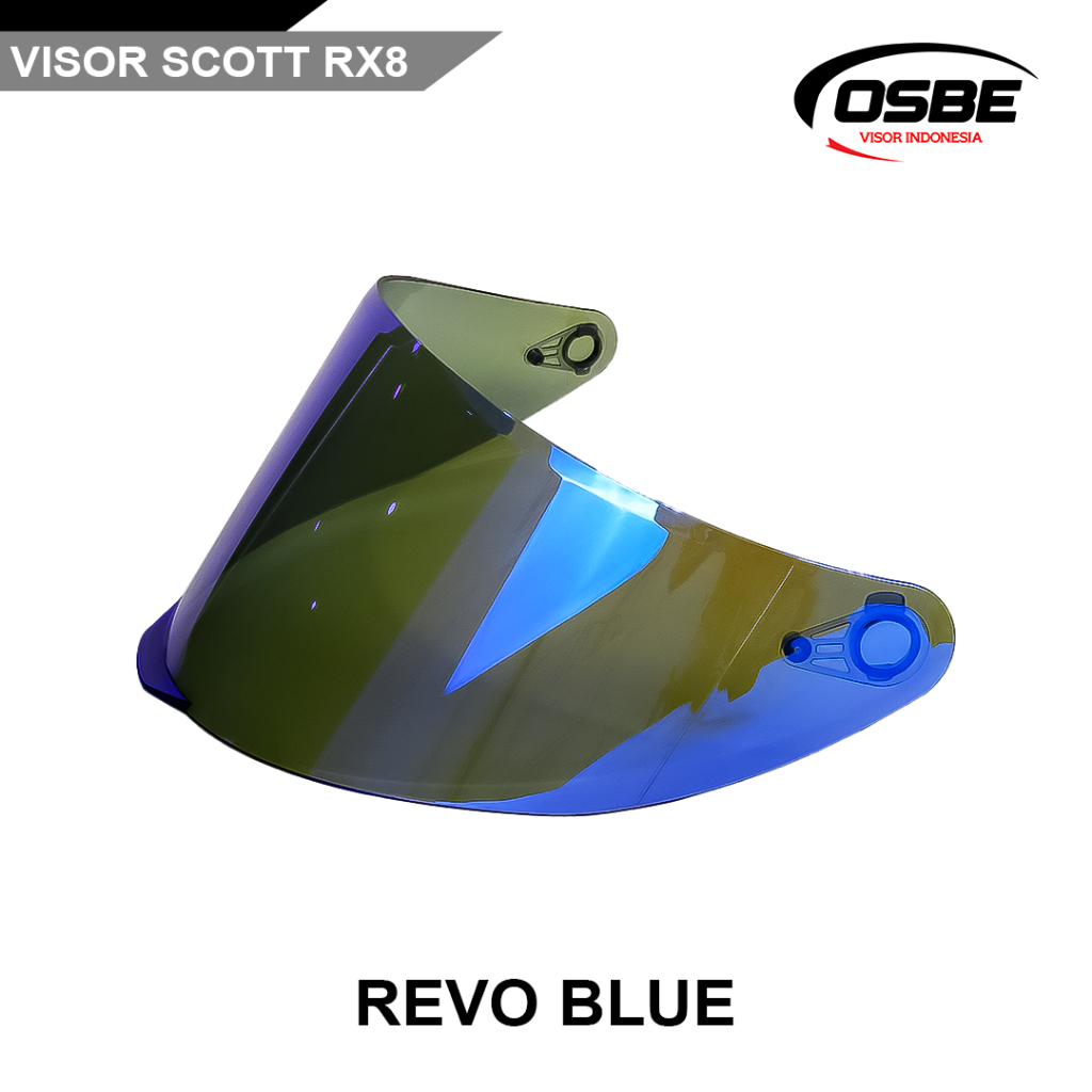 Jual OSBE Visor scott Rx-8 PNP A9V/ DQL Helm Full Face Iridium / Helm ...