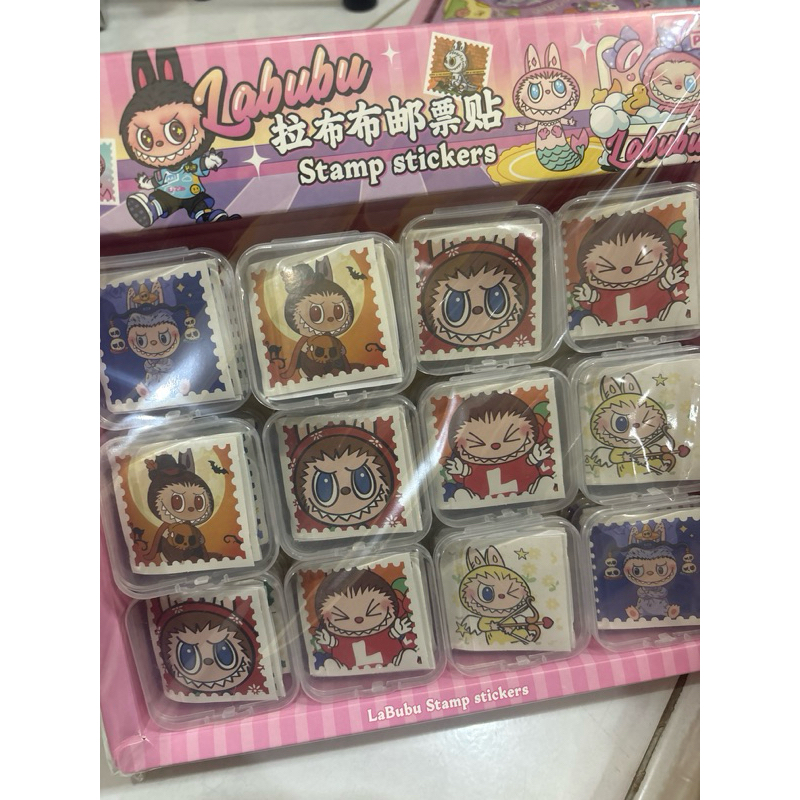Jual 1 BOX STICKER LABUBU ISI 24 box | Shopee Indonesia