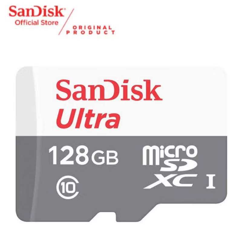 Jual Micro SD Sandisk Ultra 128GB Class10 100Mb/s - Memory Handphone ...