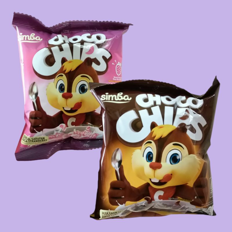 Jual Simba Choco Chips Sereal Coklat & Stroberi 24 g [5 pcs/pack ...