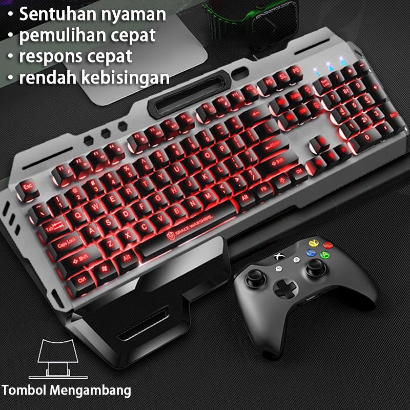 Jual 【GK70】Keyboard Mekanik Gaming RGB Tahan Air – 104 Tombol dengan