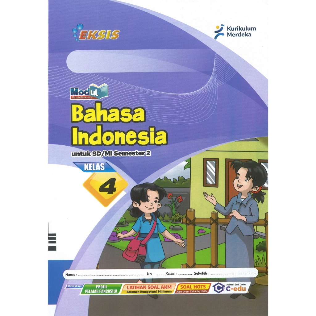 Jual LKS Eksis Bahasa Indonesia Kelas 4 SD Semester 2 Kurikulum Merdeka