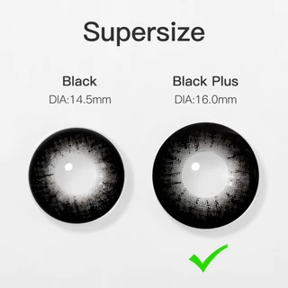 Magister Softlens Big Eyes softlens 14.5mm 16mm Normal Doll Eyes softlens Lensa kontak warna diameter softlens Brown /Black normal mata besar softlens 6bulan