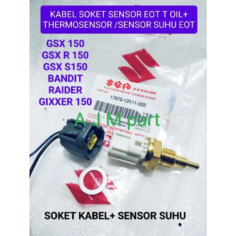 Jual SOKET + THERMOSENSOR SENSOR SUHU RADIATOR SENSOR EOT T OIL SUZUKI ...