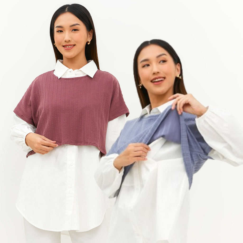 Jual Nyonya Nursing Wear Senli Baju Ibu Hamil Dan Menyusui KLA Collection Shopee Indonesia