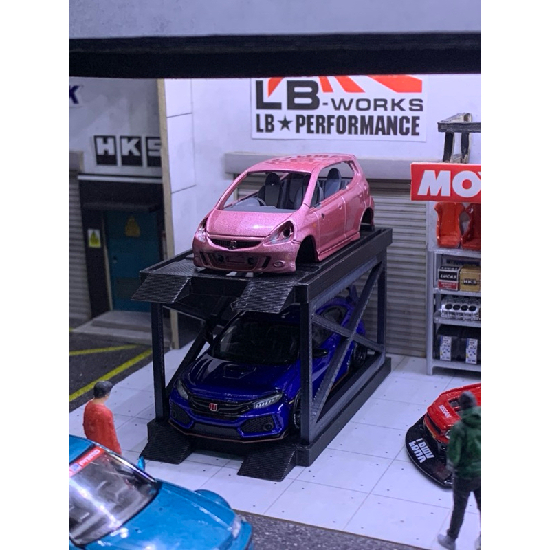 Jual Rak Display Car lift Modular Cocok Untuk Diecast Hotwheels ...
