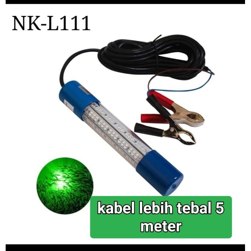 Jual Lampu penarik ikan lampu cumi lampu nelayan DC aki 12v 20 Watt ...