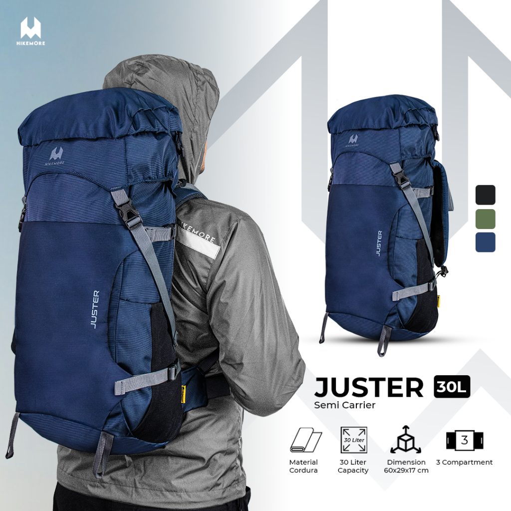 Jual Backpack Semi Carrier Gunung Outdoor Hikemore Juster Original ...