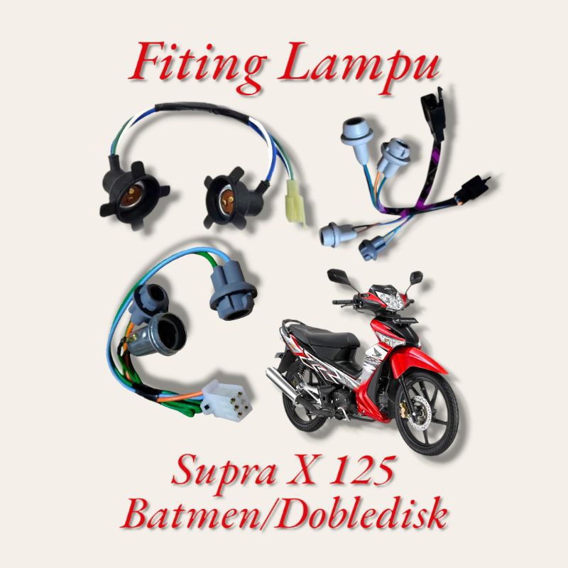 Jual Kabel Piting Lampu Depan Belakang Sein Depan Honda Supra X