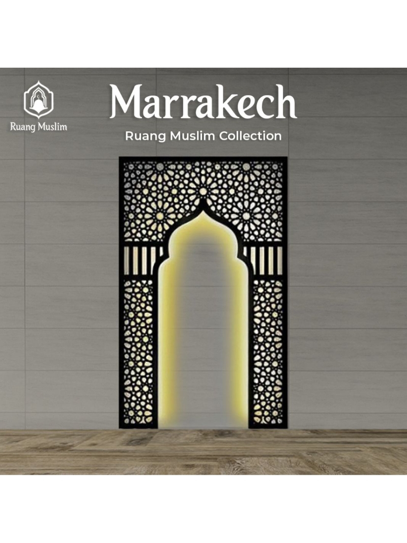 Jual Mihrab Mushola Rumah Estetik Islamic FREE LED | MARRAKECH | Shopee ...