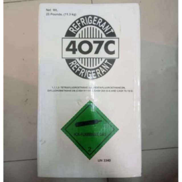 Jual FREON R407 REFRIGERANT 11,3KG | FREON AC R407 REFRI | FREON R407C ...