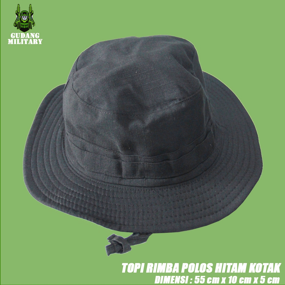 Jual Topi Rimba Polos Warna | Topi Rimba Polos | Shopee Indonesia