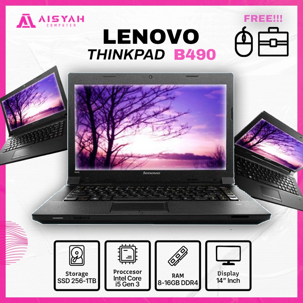 Jual Lenovo Thinkpad B490 / Core i5 / Ram 8GB SSD 256GB / Laptop Second ...