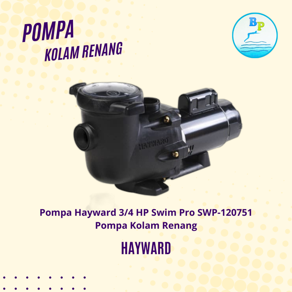 Jual Pompa Kolam Renang Hayward 3/4 HP Swim Pro SWP-120751/Hayward ...