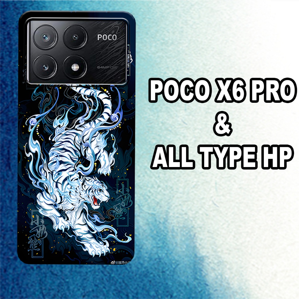 Jual (KS25) Softcase karet untuk POCO X6 PRO 2024 Motif gambar karakter