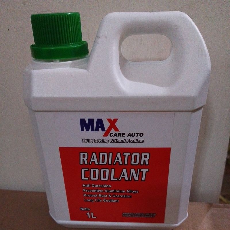 Jual AIR RADIATOR COOLANT ANTI KARAT UKURAN 1L MEREK MAX | Shopee Indonesia