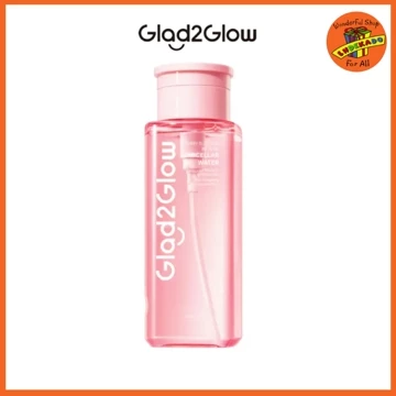 GLAD2GLOW Micellar Water All Varian Cherry Blossom Micellar Water Mugwort Tremella Yuja Vit C
