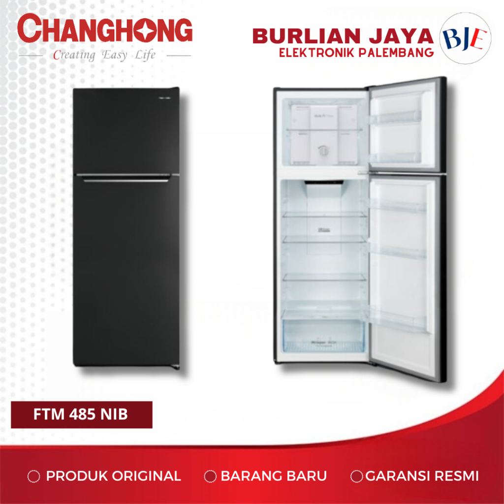 Jual KULKAS 2 PINTU CHANGHONG FTM-485NIB KULKAS 2 PINTU PALEMBANG