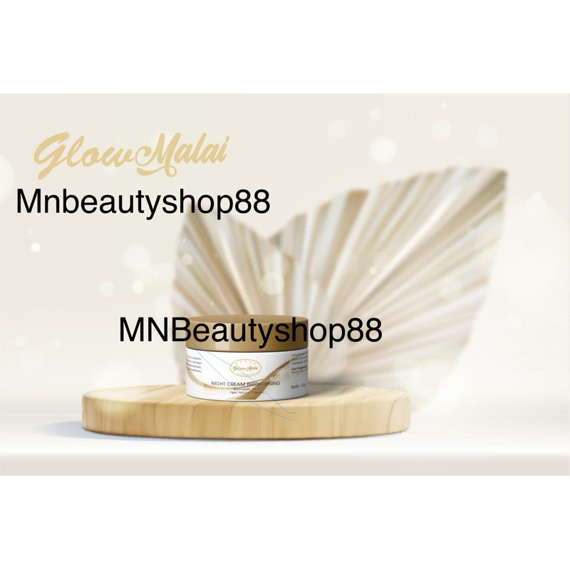Jual PISAHAN CREAM MALAM GLOW MALAI MINI IMPORT ( BARCODE EXP 2026 ...