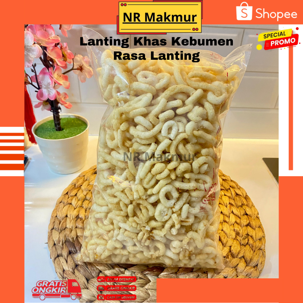 Jual Lanting Klanting Khas Kebumen Rasa Bawang Original | Shopee Indonesia