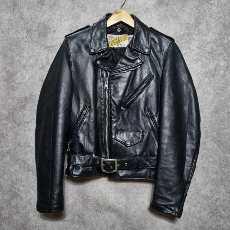 Jual Schott Perfecto NYC 118 Size 34 Made in USA Harley Davidson