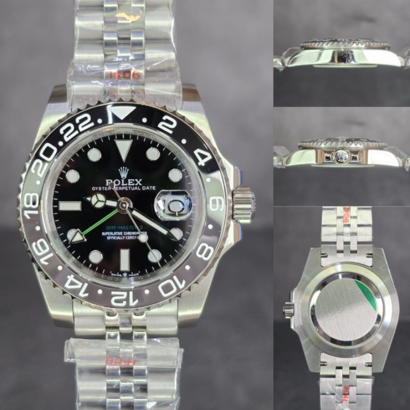 Jual JTM WATCH Jam Tangan Pria ROLEX Gmt Master 2 Bruce Wayne Body ...