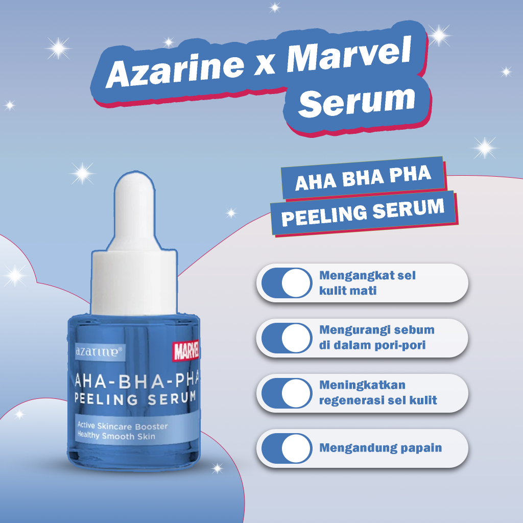 Jual Azarine x Marvel AHA BHA PHA Feeling Serum | Serum Eksfoliasi ...
