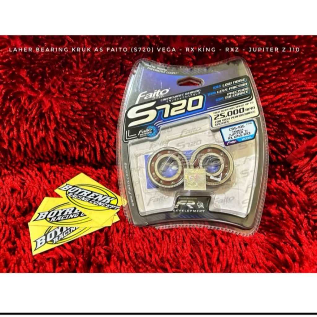 Jual Laher Bearing Kruk As FAITO (S720) Vega - RX King - RXZ - Jupiter ...