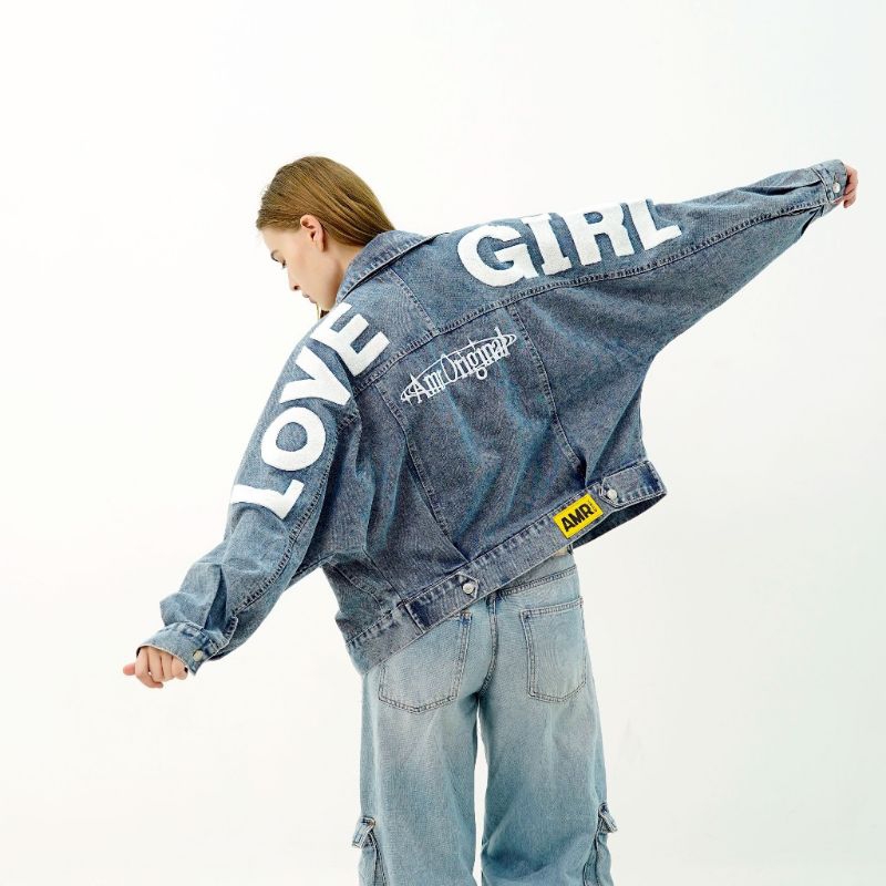 X-girl DENIMWINDBREAKERJACKET Self-Portrait Little Girl