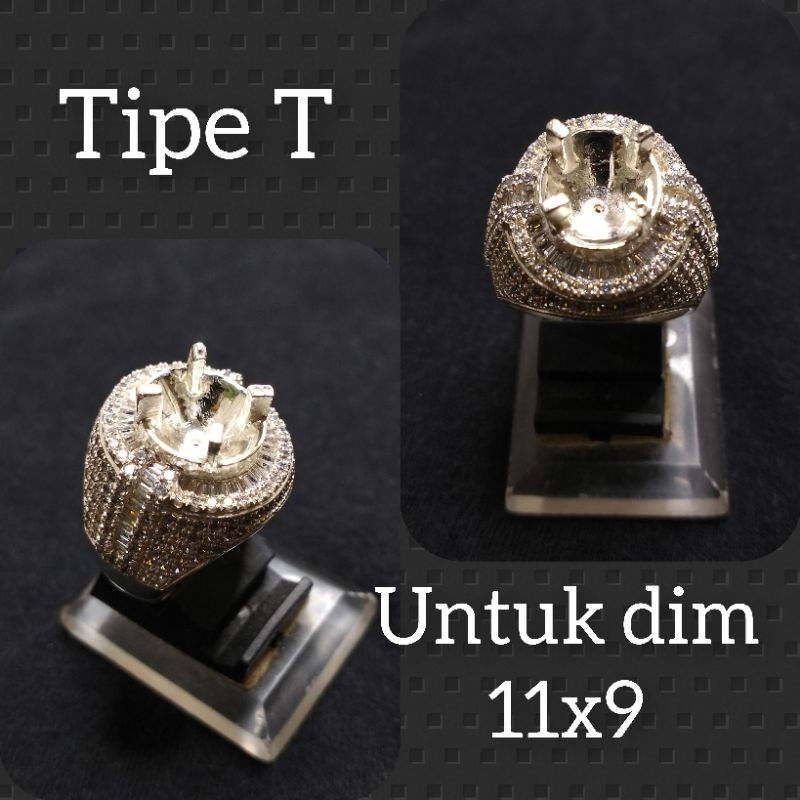 Jual cincin perak full micro tapper ( silahkan pilih tipe ) | Shopee ...