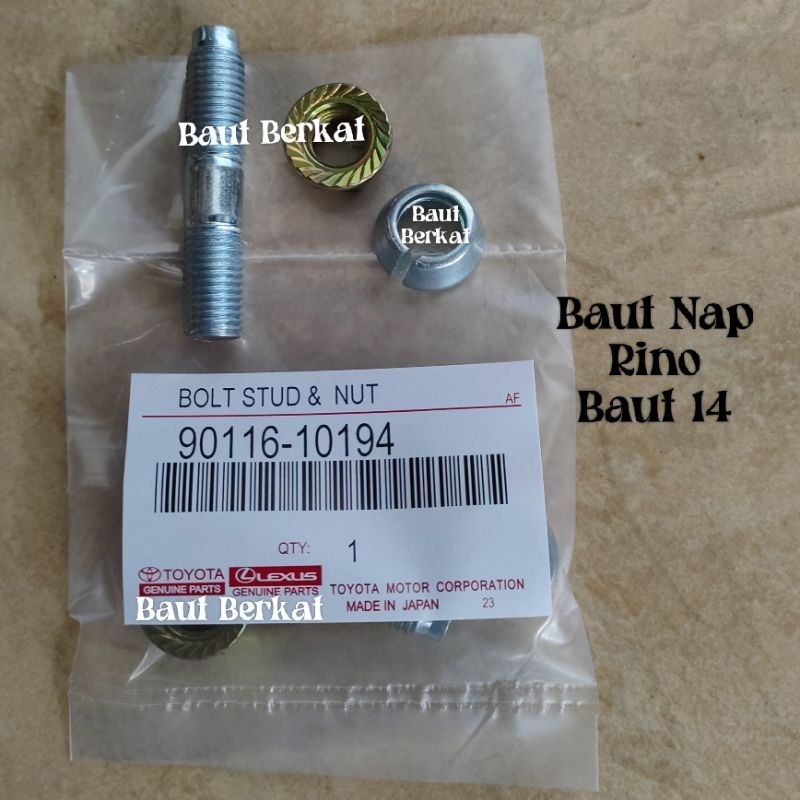 Jual baut nap dyna 130ht baut as roda rino 14b ht125 ht130 dutro baut ...
