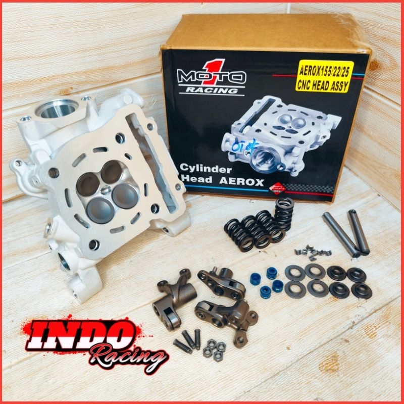 Jual Blok Head Moto 1 Racing Aerox / Nmax New / R15 V3 Klep Ukuran 23 ...