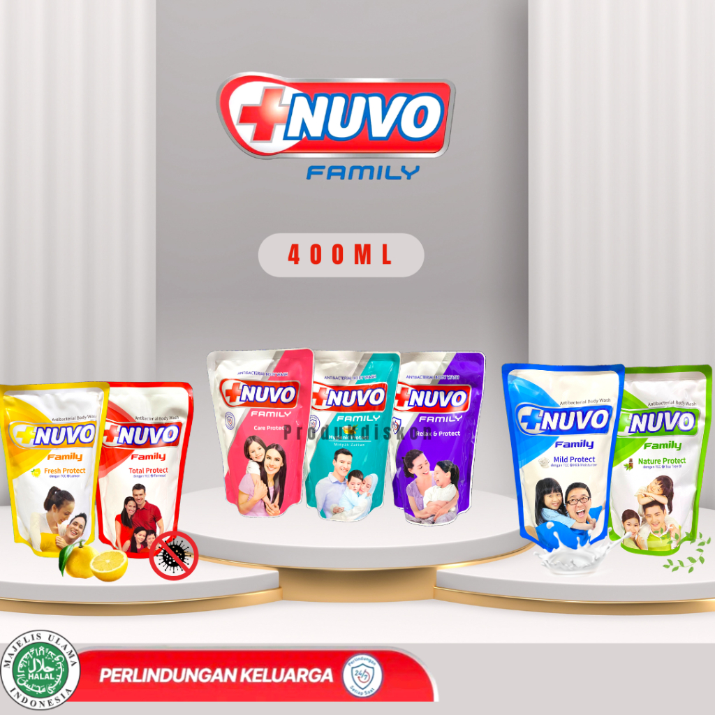 NUVO Family Body Wash 400ml - Sabun Mandi