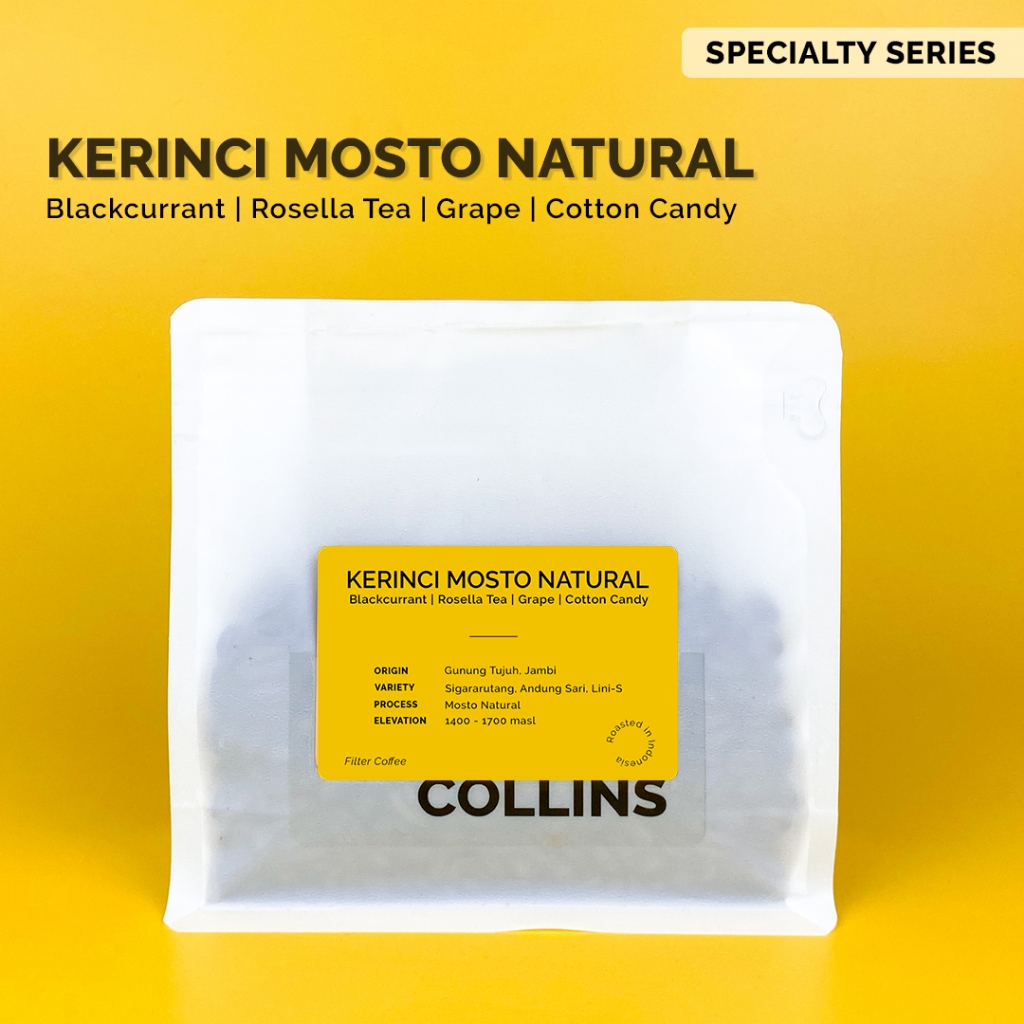 Jual KERINCI MOSTO NATURAL | Filter Specialty Coffee | Collins Roasters ...