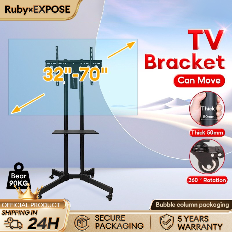 Jual Bracket TV Standing 32 43 50 55 65 inch TV roda dorong LED TV ...