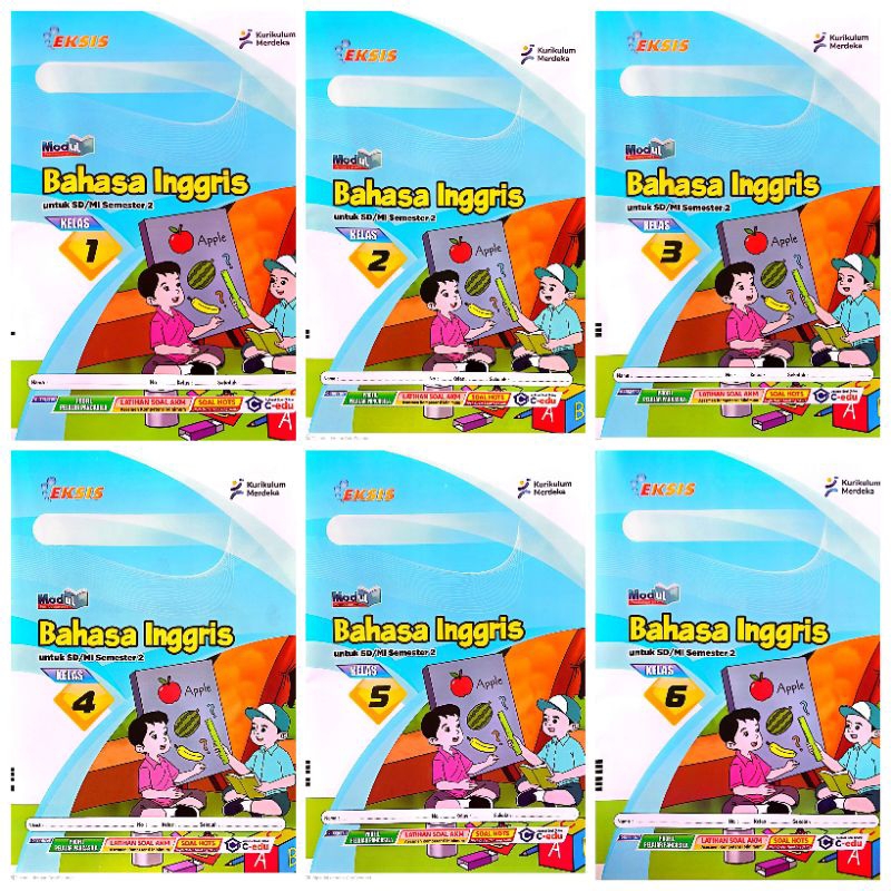 Jual BUKU LKS SD MI BAHASA INGGRIS KELAS 1 2 3 4 5 6 KURIKULUM MERDEKA ...