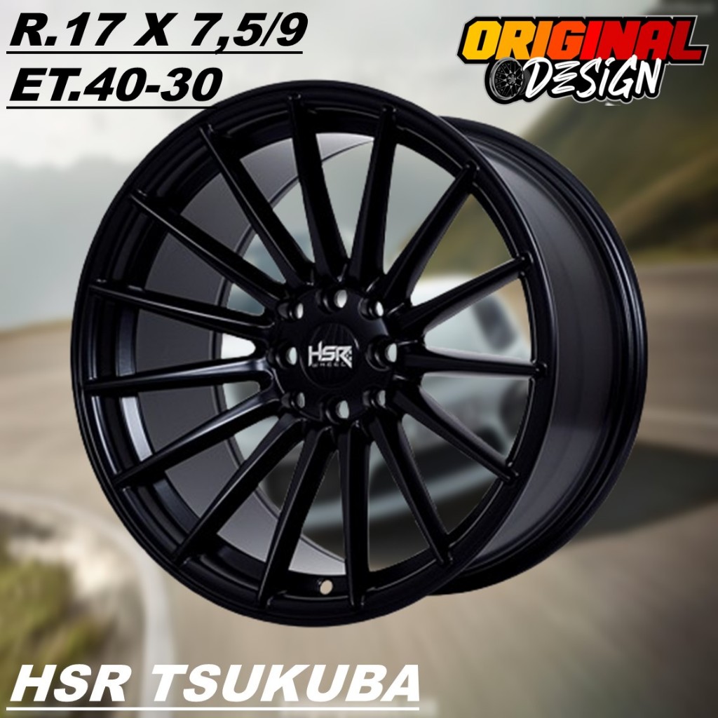 Jual Velg mobil RAIZE, ROCKY, AVANZA, ring 17 HSR TSUKUBA R17 pelek ...