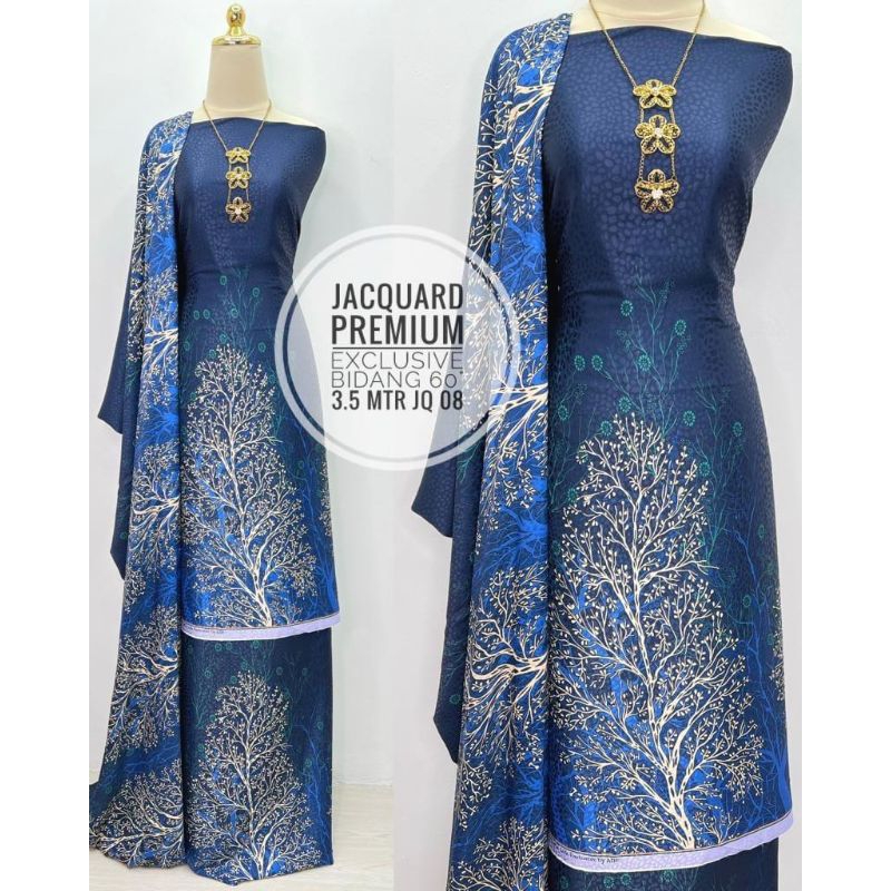 Jual PRE ORDER KAIN PASANG MOTIF RANTING SUTERA JACQUARD EXCLUSIVE ...