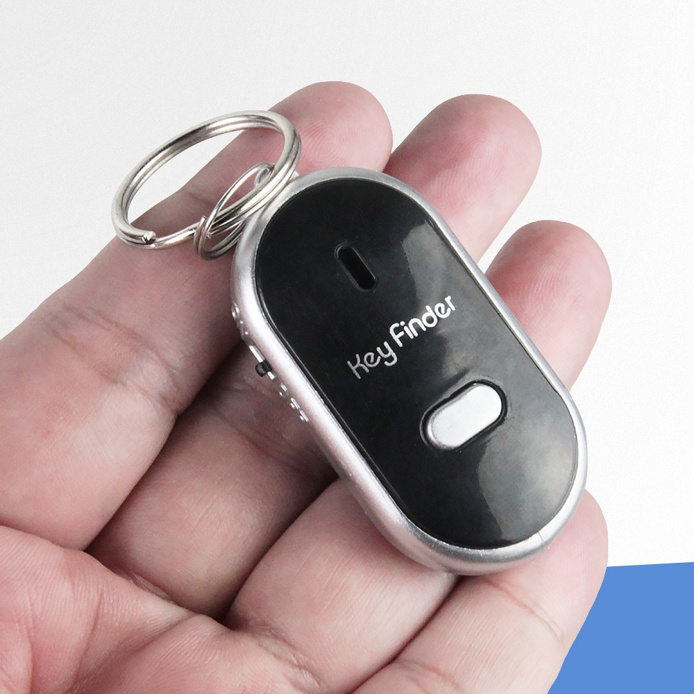 Jual Gantungan Kunci Siul Anti Hilang Key Finder Voice Induction LED