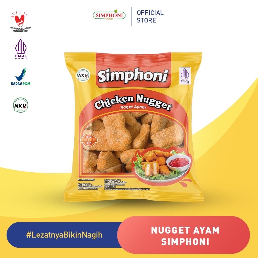 Jual Simphoni Chicken Nugget Crispy 500g/225g [HALAL] | Shopee Indonesia