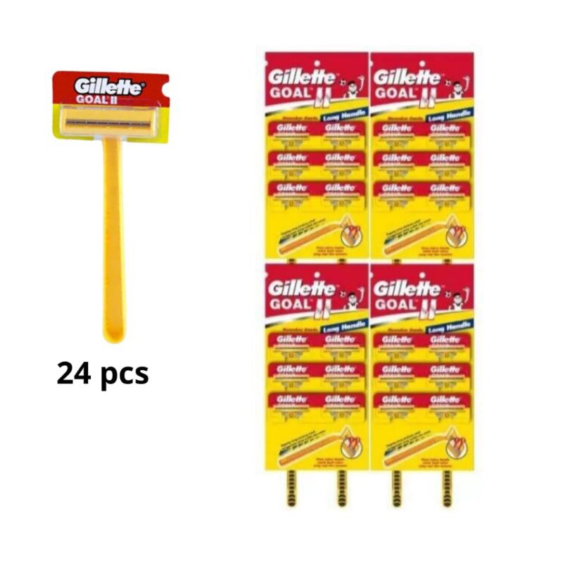 Jual Gillette goal 2 || cukur jenggot 2 mata pisau (24 pcs) | Shopee ...
