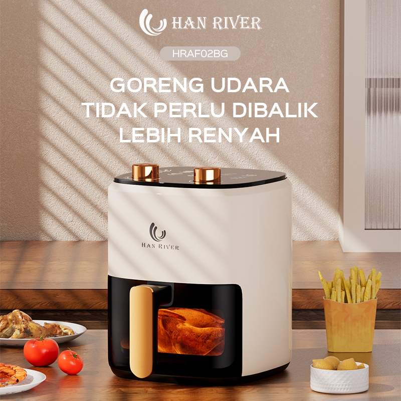 Jual [Pengiriman dari Pontianak]HAN RIVER Air Fryer 8L kapasitas besar