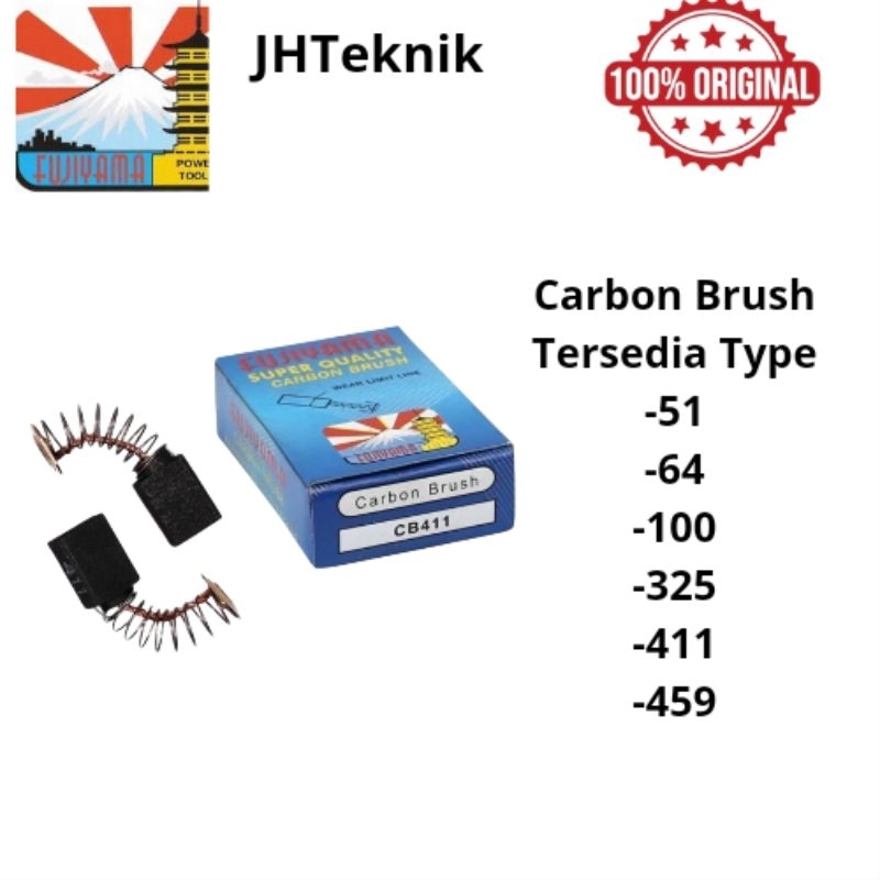 Jual Carbon Brush Colboster CB 51,64,100,325,411,459 FUJIYAMA 100% ...