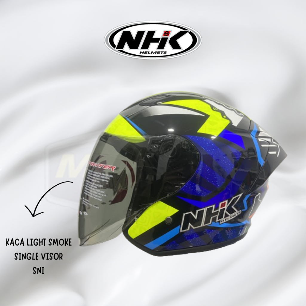 Jual NHK R1 ELITE RIDER REPLIKA ROBERT ORIGINAL | HELM MOTOR HALF FACE ...