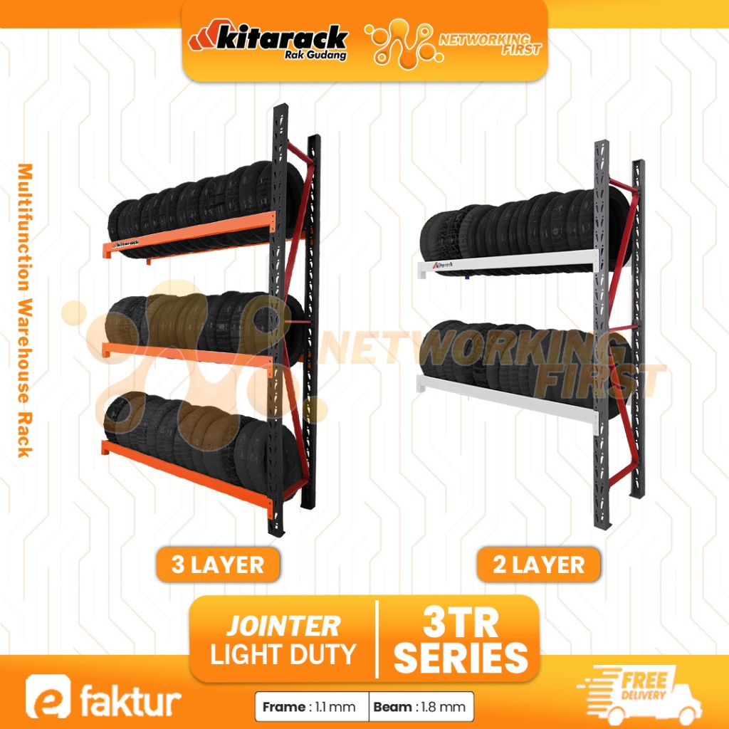 Jual Kitarack Rak Gudang Serba Guna 3LTR20 / Tire Rack Layer Rak Ban ...