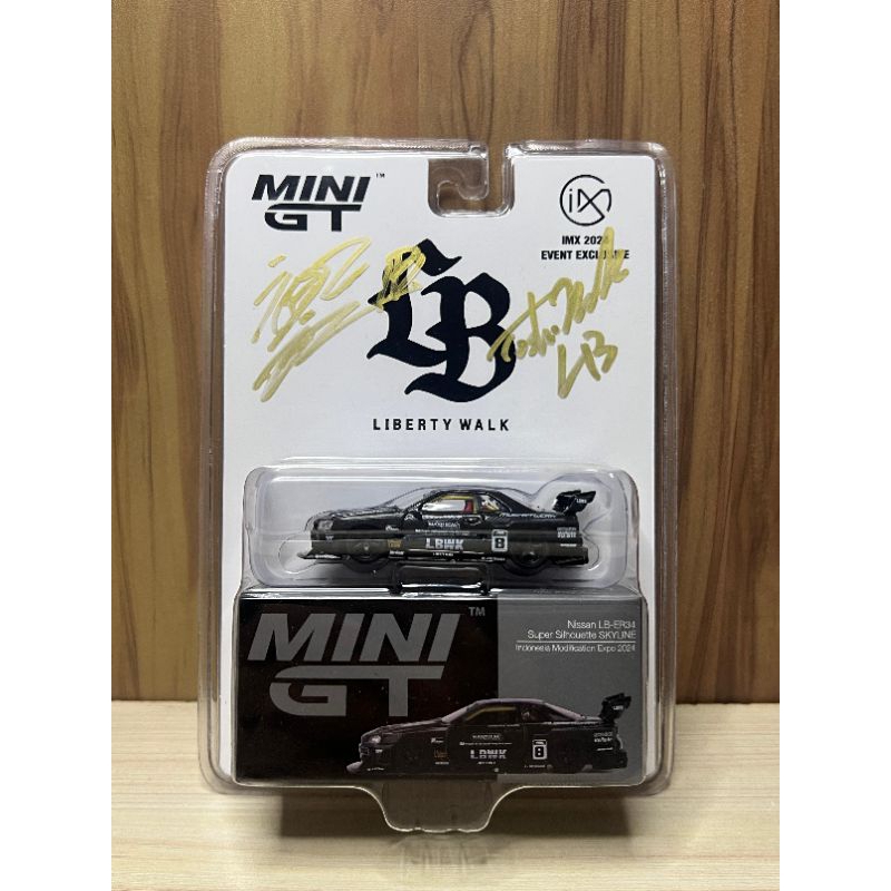 Jual R34 LBWK IMX Mini gt sign Kato dan Toshi LBWK limited 2000 pcs ...