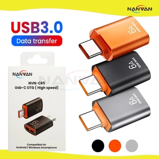 NANVAN NVN-CR5 Otg Type-C Usb 3.0 Sambungan Untuk Mouse/Keyboard/Flashdisk Ke Handphone Smartphone