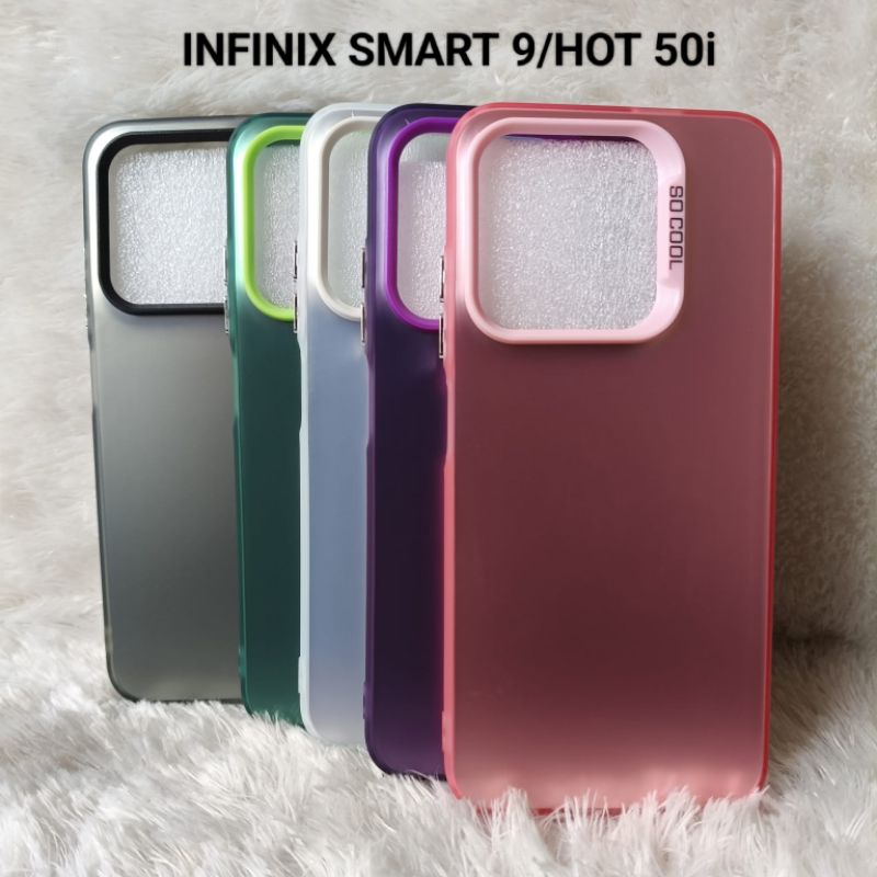 Jual Case Imd Macaron Hologram Infinix Smart 9 Hot 50i Silikon So Cool ...